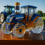 Garrafão de whisky clássico em forma de trator New Holland T7