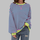 Barbosa - Pullover Casual às Riscas