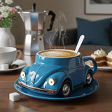 BLUEMUG | Caneca Azul com Motivo de Carro