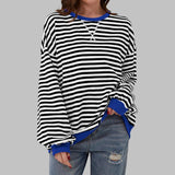 Barbosa - Pullover Casual às Riscas