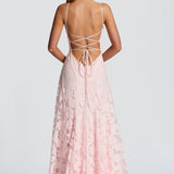 Francisa™ | Vestido Comprido com Corpete em Renda