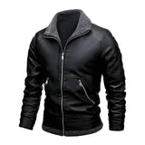 Léo™ | Elegante casaco de pele forrado com fleece