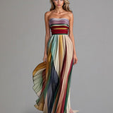 The Auralie™ | Vestido Sem Mangas Colorido
