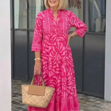 Marielle | Vestido Midi com Botões na Frente