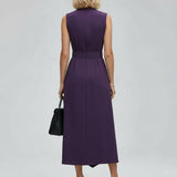 Zofia - Vestido Elegante com Decote Redondo