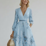 Zuzanna - Elegante Vestido Maxi com Pregas