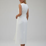 Zofia - Vestido Elegante com Decote Redondo