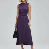 Zofia - Vestido Elegante com Decote Redondo