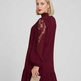 Hanna - Vestido Midi com Renda