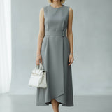 Zofia - Vestido Elegante com Decote Redondo