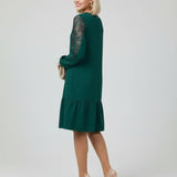 Hanna - Vestido Midi com Renda