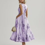 Zuzanna - Elegante Vestido Maxi com Pregas