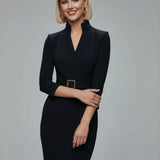 Claribel - Vestido Midi Elegante