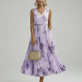 Zuzanna - Elegante Vestido Maxi com Pregas