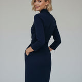 Claribel - Vestido Midi Elegante