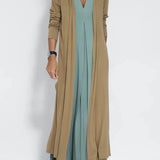Ava™ | Vestido longo elegante + cárdigan