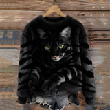 Sanne™ | Sweater com Estampa de Gatos